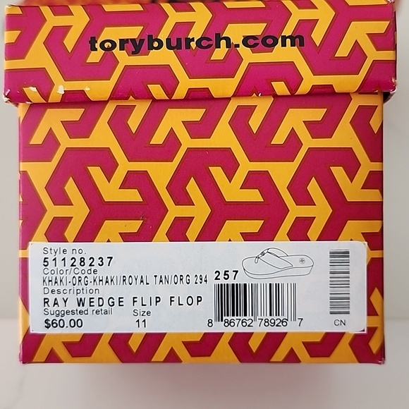 Tory Burch Ray Wedge Flip Flop - Picture 4 of 4